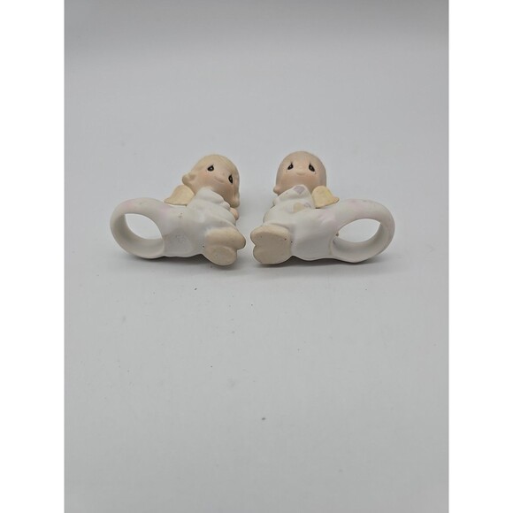 Vintage Precious Moments Candle Climbers "But Love Goes On Forever" - Picture 10 of 11